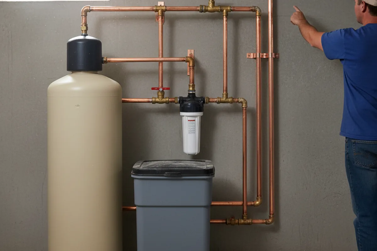 Whole-house water treatment system installed in Mantachie